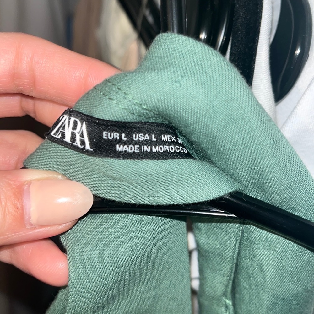 Zara halter top vest linen